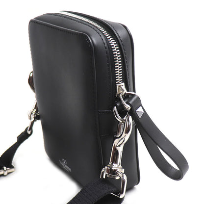 Valentino Garavani ヴァレンティノ・ガラヴァーニ VLTNロゴ ショルダーバッグ ブラック 4Y2B0943WJW メンズ【中古】【美品】