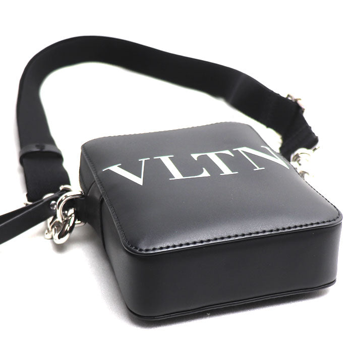 Valentino Garavani ヴァレンティノ・ガラヴァーニ VLTNロゴ ショルダーバッグ ブラック 4Y2B0943WJW メンズ【中古】【美品】