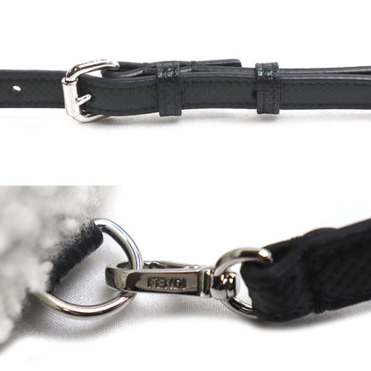 FENDI フェンディ おにぎり ショルダーバッグ ホワイト/ブラック 7AS240 レディース【中古】【美品】