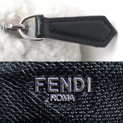 FENDI フェンディ おにぎり ショルダーバッグ ホワイト/ブラック 7AS240 レディース【中古】【美品】