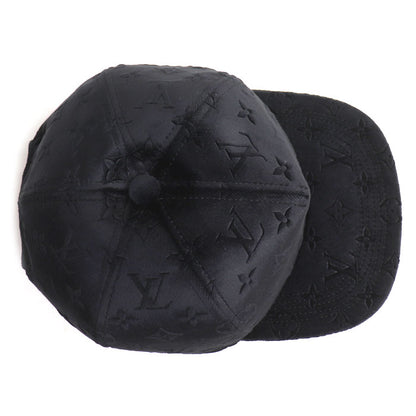 LOUIS VUITTON ルイ・ヴィトン キャスケット モノグラム ベルベット キャップ ブラック MP3409 NX2242 メンズ【中古】【美品】
