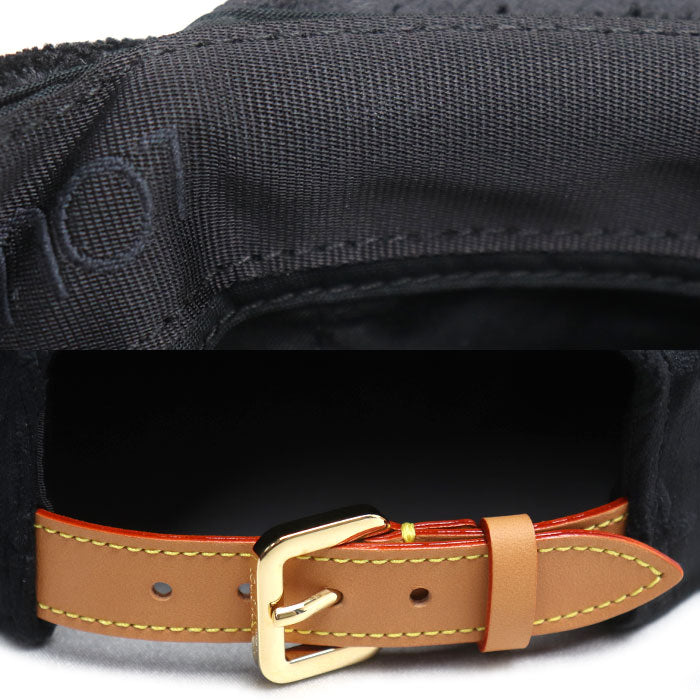 LOUIS VUITTON ルイ・ヴィトン キャスケット モノグラム ベルベット キャップ ブラック MP3409 NX2242 メンズ【中古】【美品】