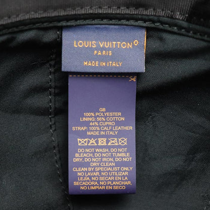LOUIS VUITTON ルイ・ヴィトン キャスケット モノグラム ベルベット キャップ ブラック MP3409 NX2242 メンズ【中古】【美品】