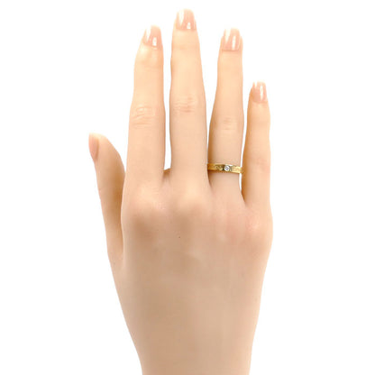 TIFFANY&Co. ティファニー K18YG イエローゴールド フラットバンド 3P ダイヤ リング・指輪 ダイヤモンド 6.5号 3.3g レディース【中古】【美品】