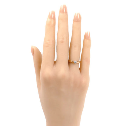 TIFFANY&Co. ティファニー K18PG ピンクゴールド Pt950プラチナ ハーモニー リング・指輪 ダイヤモンド0.20ct 10.5号 2.4g レディース【中古】【美品】