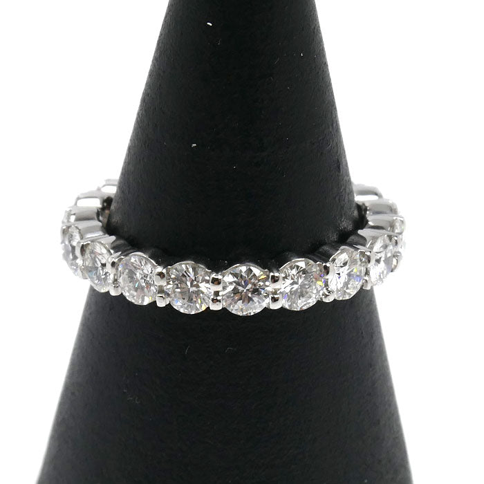 MIKIMOTO ミキモト Pt950プラチナ フルエタニティ リング・指輪 DGR-1255R ダイヤモンド1.70ct 10号 4.2g レディース【中古】【美品】