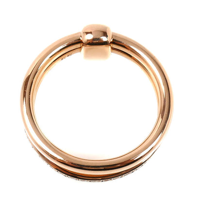 Pomellato ポメラート K18PG ピンクゴールド トゥギャザー リング・指輪 PAC0100O7WHRDB000 ダイヤモンド 15号 8.1g レディース【中古】【美品】