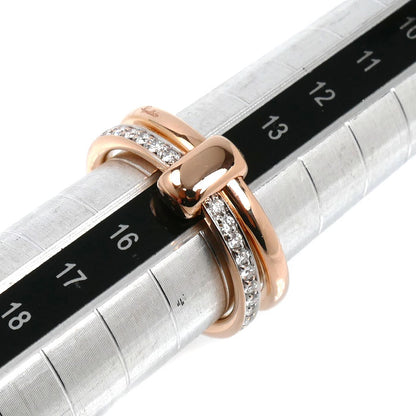 Pomellato ポメラート K18PG ピンクゴールド トゥギャザー リング・指輪 PAC0100O7WHRDB000 ダイヤモンド 15号 8.1g レディース【中古】【美品】