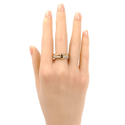 Pomellato ポメラート K18PG ピンクゴールド トゥギャザー リング・指輪 PAC0100O7WHRDB000 ダイヤモンド 15号 8.1g レディース【中古】【美品】