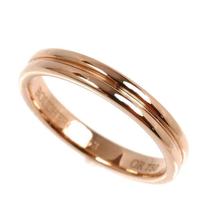 Boucheron ブシュロン K18PG ピンクゴールド ゴドロン リング・指輪 JAL00009 13号 53 3.4g レディース【中古】【美品】