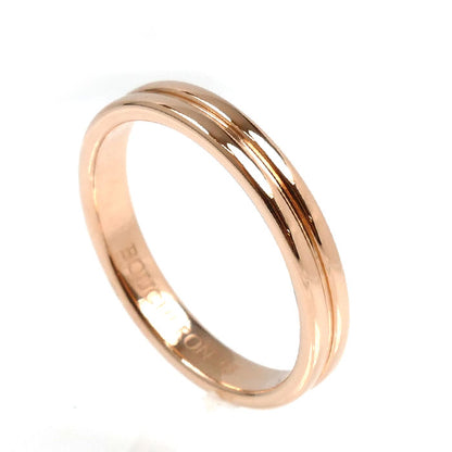 Boucheron ブシュロン K18PG ピンクゴールド ゴドロン リング・指輪 JAL00009 13号 53 3.4g レディース【中古】【美品】