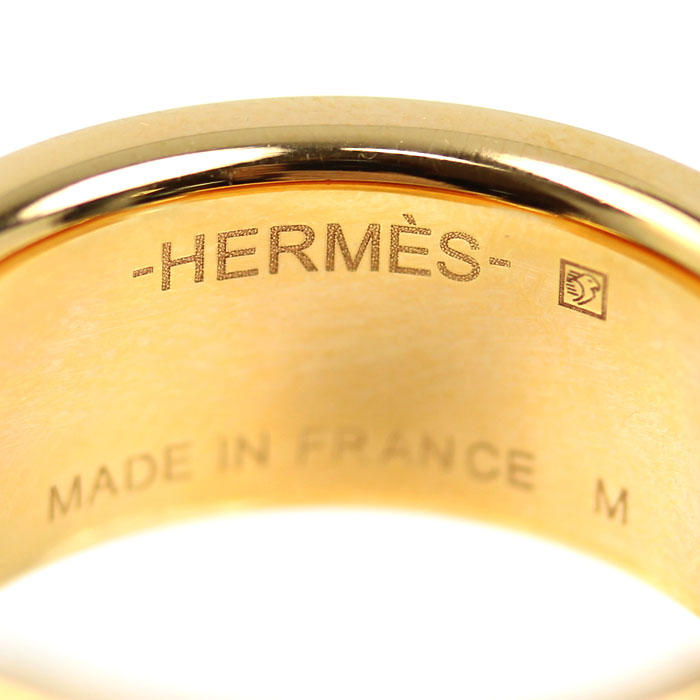 HERMES エルメス GP 本革 オランプ PM リング・指輪 H500058 14号 ユニセックス【中古】