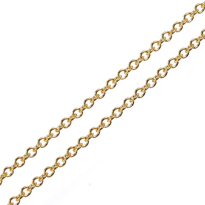 TIFFANY&Co. ティファニー K18PG ピンクゴールド オープンハート ネックレス 68113660 ダイヤモンド 3.0g 41cm レディース【中古】【美品】