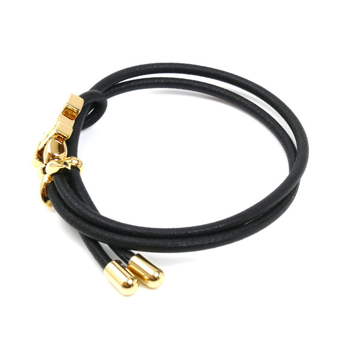 LOUIS VUITTON ルイ・ヴィトン GP レザー LVブルーム ブレスレット M8142Z BC1243 レディース【中古】【美品】