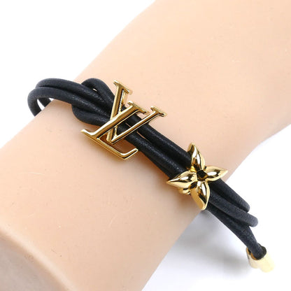 LOUIS VUITTON ルイ・ヴィトン GP レザー LVブルーム ブレスレット M8142Z BC1243 レディース【中古】【美品】