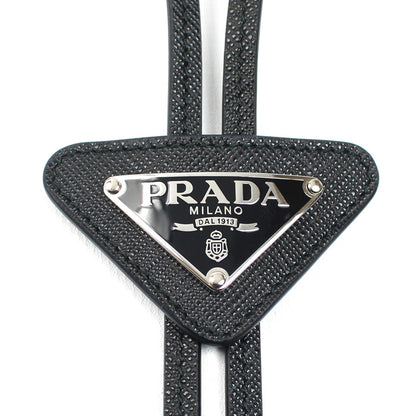 PRADA プラダ レザー サフィアーノレザー ボロタイ 2IC027_QHH_F0002 メンズ【中古】【極美品】