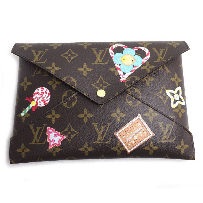 LOUIS VUITTON ルイ・ヴィトン ポシェット キリガミ モノグラム ブラウン M12203 ICチップ クリスマス限定 ヴィヴィエンヌ レディース【中古】【美品】