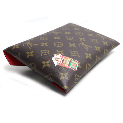 LOUIS VUITTON ルイ・ヴィトン ポシェット キリガミ モノグラム ブラウン M12203 ICチップ クリスマス限定 ヴィヴィエンヌ レディース【中古】【美品】