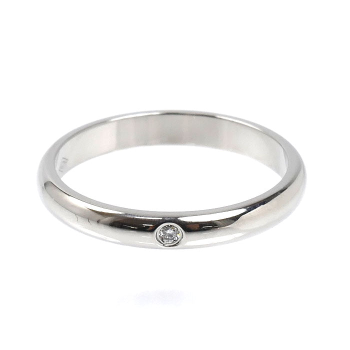 CARTIER カルティエ Pt950プラチナ 1895ウェディング 1Pダイヤ リング・指輪 B4057749 ダイヤモンド 9号 49 3.0g レディース【中古】【美品】