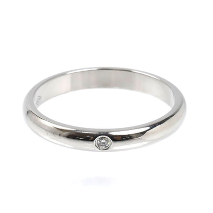 CARTIER カルティエ Pt950プラチナ 1895ウェディング 1Pダイヤ リング・指輪 B4057749 ダイヤモンド 9号 49 3.0g レディース【中古】【美品】