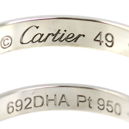 CARTIER カルティエ Pt950プラチナ 1895ウェディング 1Pダイヤ リング・指輪 B4057749 ダイヤモンド 9号 49 3.0g レディース【中古】【美品】