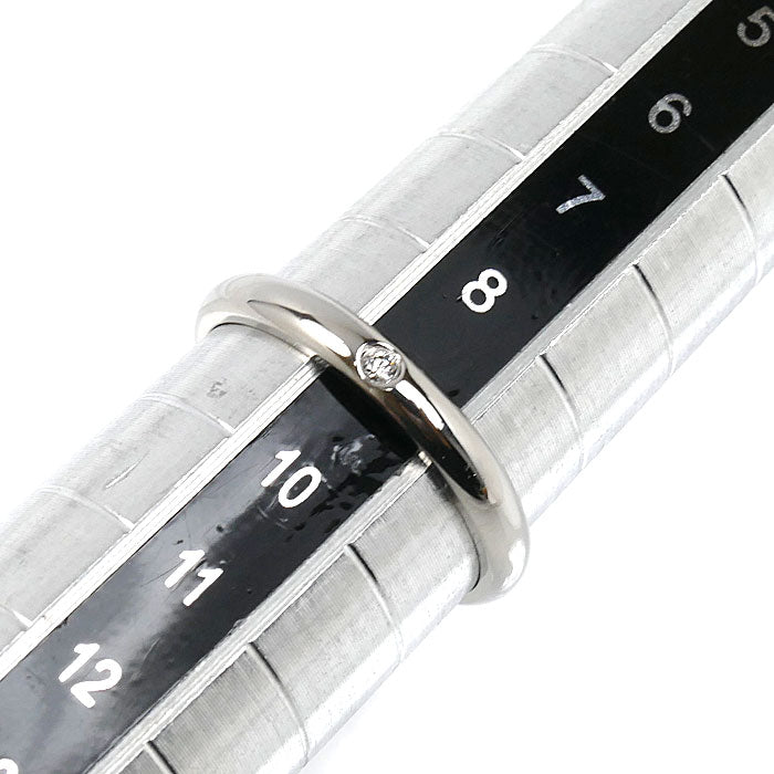 CARTIER カルティエ Pt950プラチナ 1895ウェディング 1Pダイヤ リング・指輪 B4057749 ダイヤモンド 9号 49 3.0g レディース【中古】【美品】