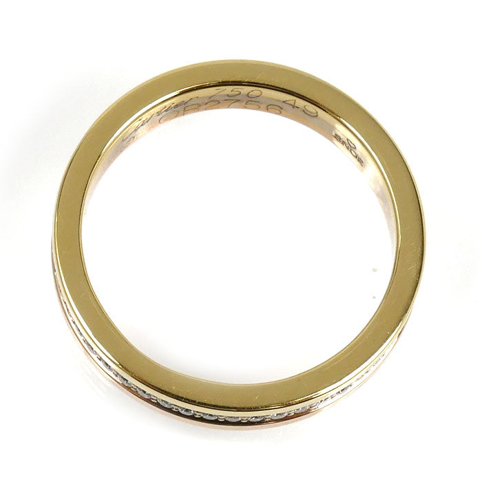 CARTIER カルティエ K18YG/PG/WG ヴァンドーム リング・指輪 ダイヤモンド 9号 49 3.9g レディース【中古】【美品】