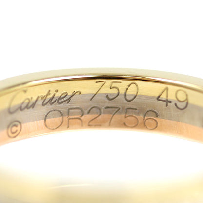 CARTIER カルティエ K18YG/PG/WG ヴァンドーム リング・指輪 ダイヤモンド 9号 49 3.9g レディース【中古】【美品】