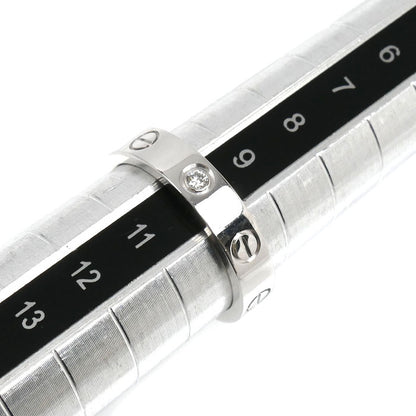 CARTIER カルティエ K18WG ホワイトゴールド ミニラブ 1Pダイヤ リング・指輪 B4050550 ダイヤモンド 10号 50 4.7g レディース【中古】【美品】