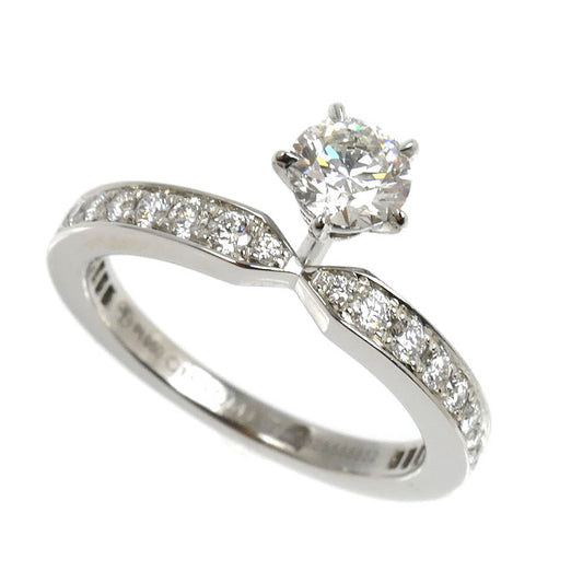 Chaumet ショーメ Pt950プラチナ ジョゼフィーヌ エクラ デテルニテ リング・指輪 ダイヤモンド0.51ct 10.5号 5.0g レディース【中古】【美品】