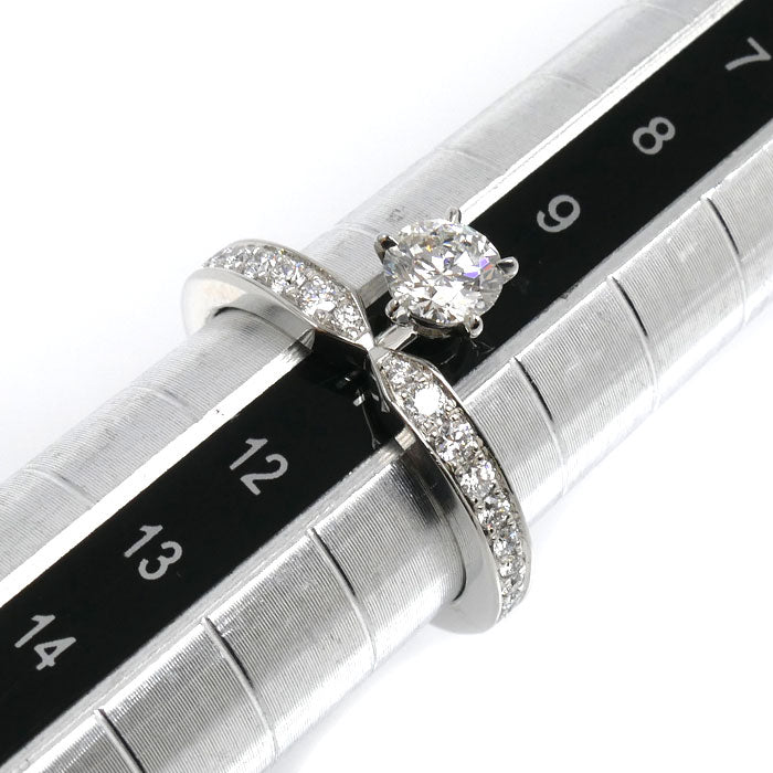 Chaumet ショーメ Pt950プラチナ ジョゼフィーヌ エクラ デテルニテ リング・指輪 ダイヤモンド0.51ct 10.5号 5.0g レディース【中古】【美品】