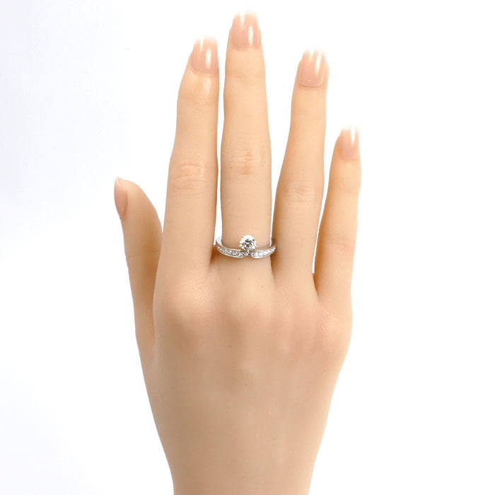Chaumet ショーメ Pt950プラチナ ジョゼフィーヌ エクラ デテルニテ リング・指輪 ダイヤモンド0.51ct 10.5号 5.0g レディース【中古】【美品】