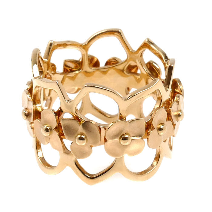 Chaumet ショーメ K18PG ピンクゴールド オルタンシア リング・指輪 12号 52 7.3g レディース【中古】【美品】
