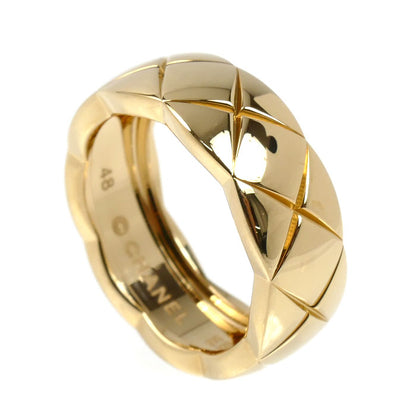 CHANEL シャネル K18YG イエローゴールド ココクラッシュ ミディアム リング・指輪 J10571 8号 48 6.2g レディース【中古】【美品】