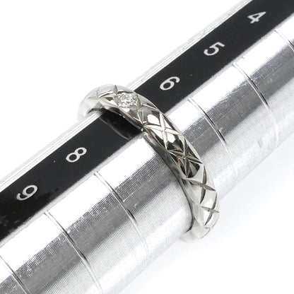 CHANEL シャネル Pt950プラチナ ココクラッシュ スモール 1PD リング・指輪 J11354 ダイヤモンド 7号 47 3.8g レディース【中古】【美品】