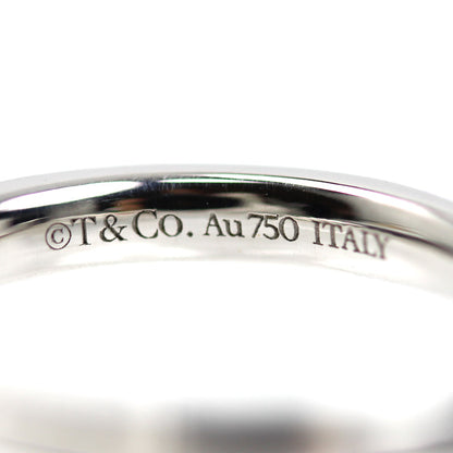 TIFFANY&Co. ティファニー K18WG ホワイトゴールド Tワン ナロー リング・指輪 67795474 ダイヤモンド 7号 3.9g レディース【中古】【美品】