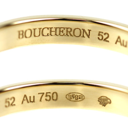 Boucheron ブシュロン K18YG イエローゴールド クルドパリ ミディアム リング・指輪 JAL00008 12号 52 3.5g レディース【中古】【美品】