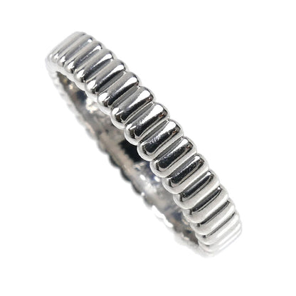 Boucheron ブシュロン K18WG ホワイトゴールド キャトル グログラン スモール リング・指輪 JAL01170 6号 46 2.8g レディース【中古】【美品】