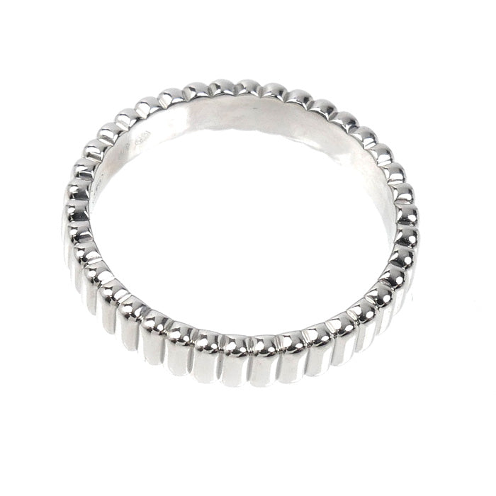 Boucheron ブシュロン K18WG ホワイトゴールド キャトル グログラン スモール リング・指輪 JAL01170 6号 46 2.8g レディース【中古】【美品】
