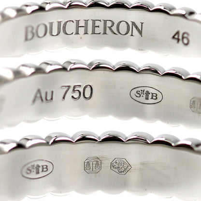 Boucheron ブシュロン K18WG ホワイトゴールド キャトル グログラン スモール リング・指輪 JAL01170 6号 46 2.8g レディース【中古】【美品】