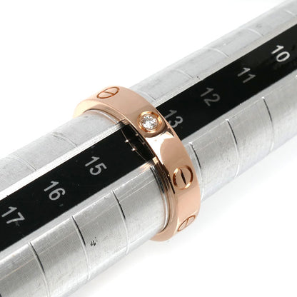 CARTIER カルティエ K18PG ピンクゴールド ミニラブ 1Pダイヤ リング・指輪 B4050754 ダイヤモンド 13.5号 54 4.5g レディース【中古】【美品】
