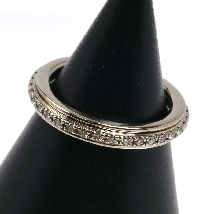 KASHIKEY カシケイ K18BG カノン リング・指輪 ダイヤモンド0.27ct 8号 4.1g レディース【中古】【美品】