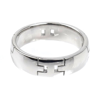 HERMES エルメス K18WG ホワイトゴールド ヘラクレス リング・指輪 16号 56 8.2g メンズ【中古】【美品】