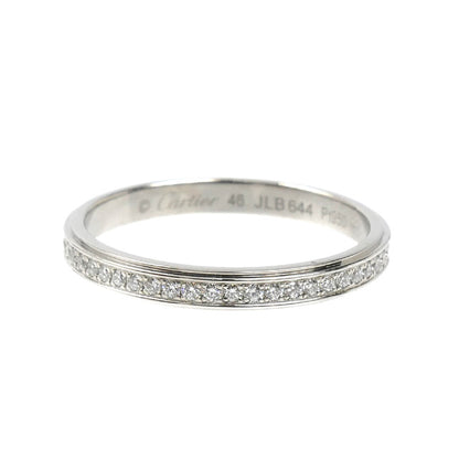 CARTIER カルティエ Pt950プラチナ ダムール ウェディング フル ダイヤ リング・指輪 B4093646 ダイヤモンド 6号 46 1.9g レディース【中古】【美品】