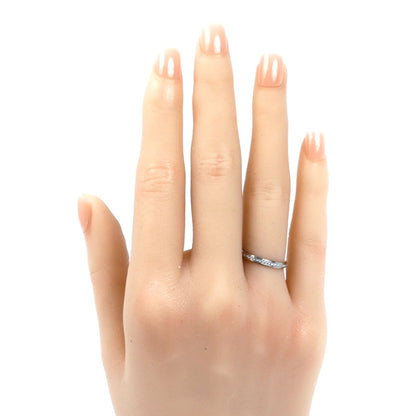 CARTIER カルティエ Pt950プラチナ ダムール ウェディング フル ダイヤ リング・指輪 B4093646 ダイヤモンド 6号 46 1.9g レディース【中古】【美品】