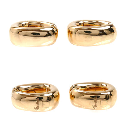 Pomellato ポメラート K18PG ピンクゴールド イコニカ クリップ イヤリング POB7121-O7000-00000 14.1g レディース【中古】【美品】