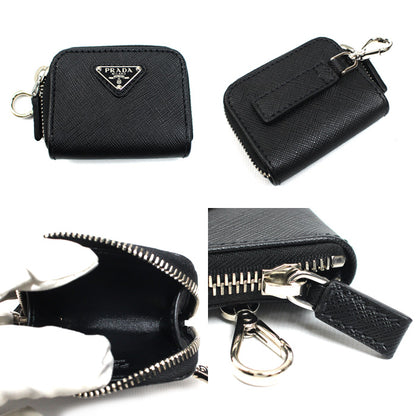 PRADA プラダ サフィアーノ レザー ショルダーバッグ ブラック 2VH170_9Z2_F0002 ユニセックス【中古】【美品】