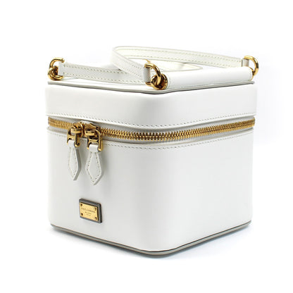 DOLCE&GABBANA ドルチェアンドガッバーナ シシリー バニティ 2Wayショルダーバッグ ホワイト BB7715B732180002 レディース【中古】【美品】