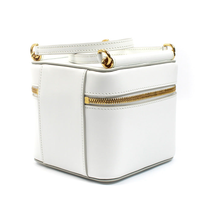 DOLCE&GABBANA ドルチェアンドガッバーナ シシリー バニティ 2Wayショルダーバッグ ホワイト BB7715B732180002 レディース【中古】【美品】