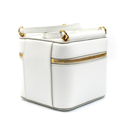 DOLCE&GABBANA ドルチェアンドガッバーナ シシリー バニティ 2Wayショルダーバッグ ホワイト BB7715B732180002 レディース【中古】【美品】
